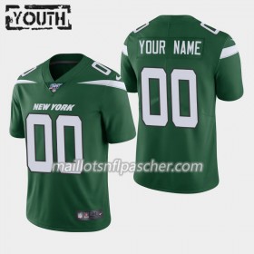 Maillot New York Jets Custom Nike Vert 100th - Enfant